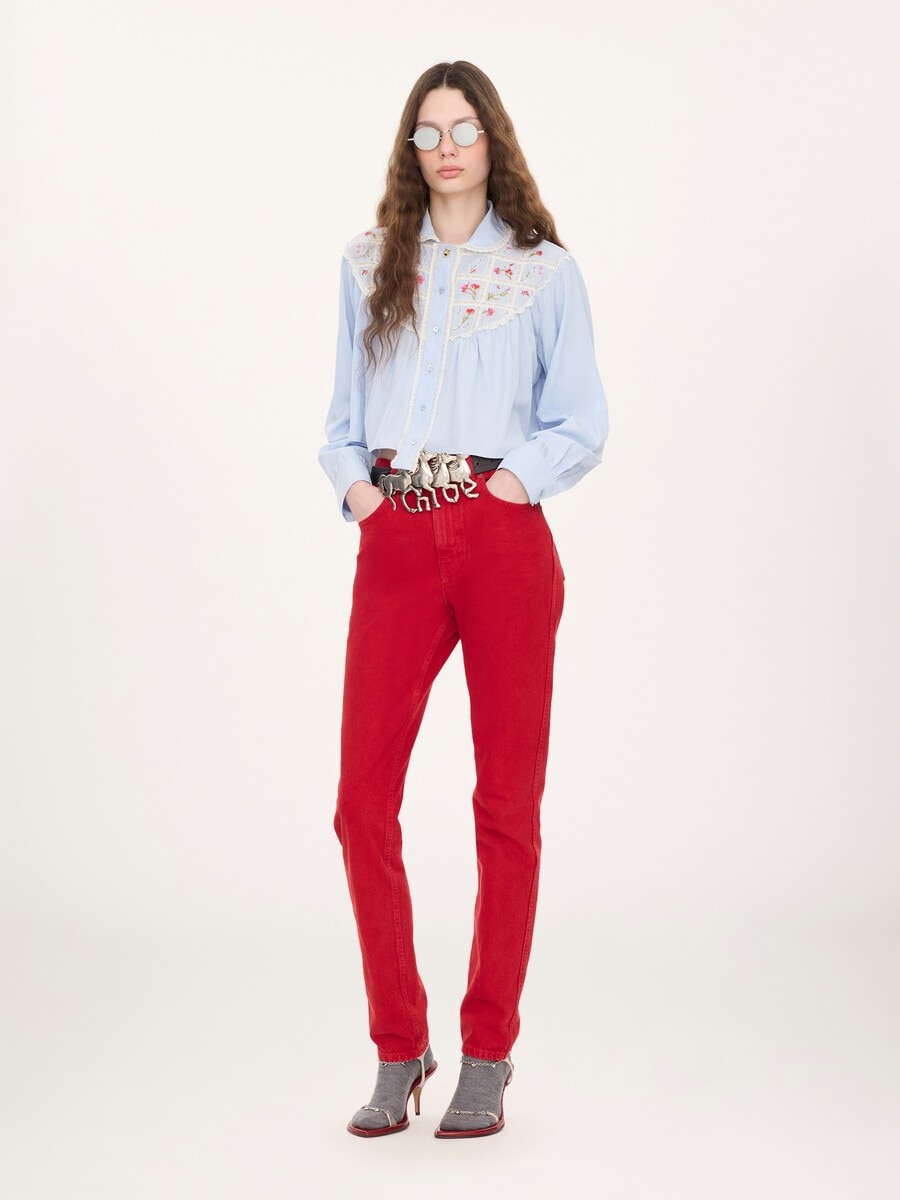 Slim jeans in denim - 1