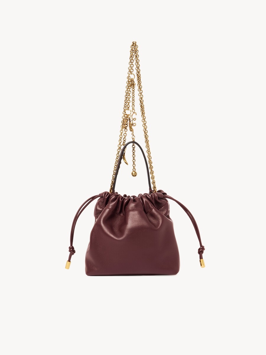 Minibolso de hombro Chlo&eacute; Icons con cadena de cuero suave - 5
