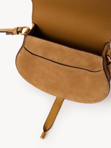 Marcie saddle bag in suede leather - 5