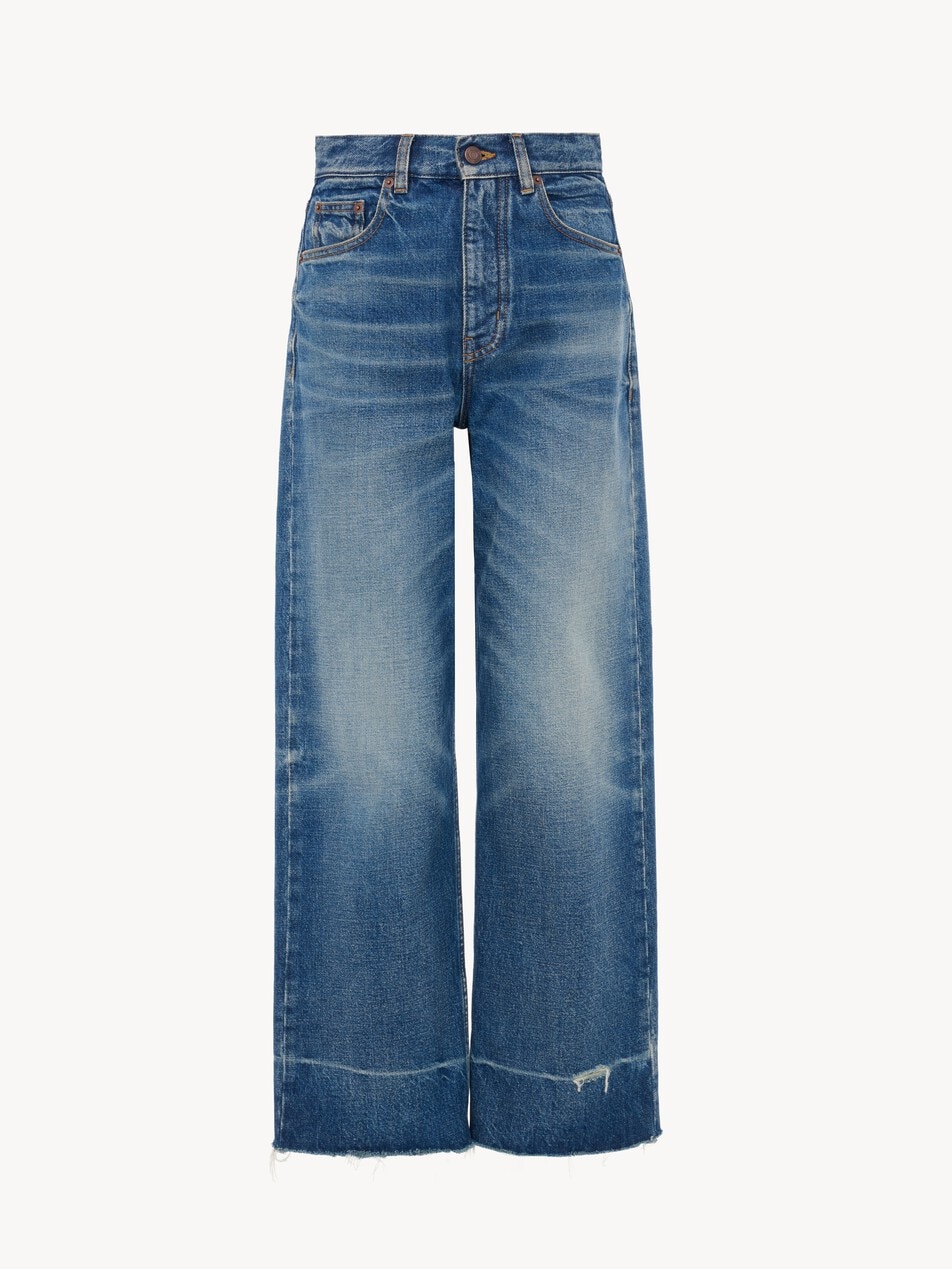 Bootcut jeans in denim