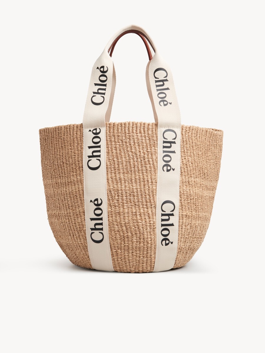 Large Woody basket in natural fibers - 2