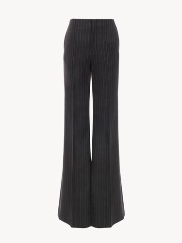 Tailored bootcut pants in wool - 2
