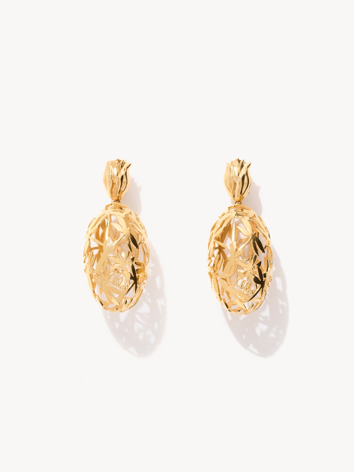 The Chlo&eacute; Gilded Cage earrings - 1.0