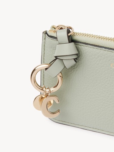 Alphabet wallet in grained leather - 6