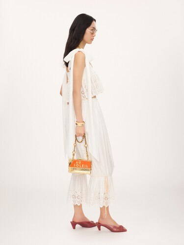 Fluid drawstring pants in soft cotton - 7
