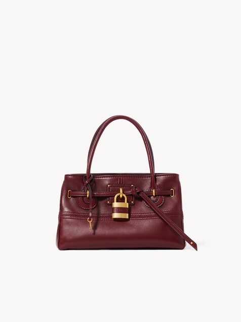 Small Paddington Sling top handle bag in soft leather