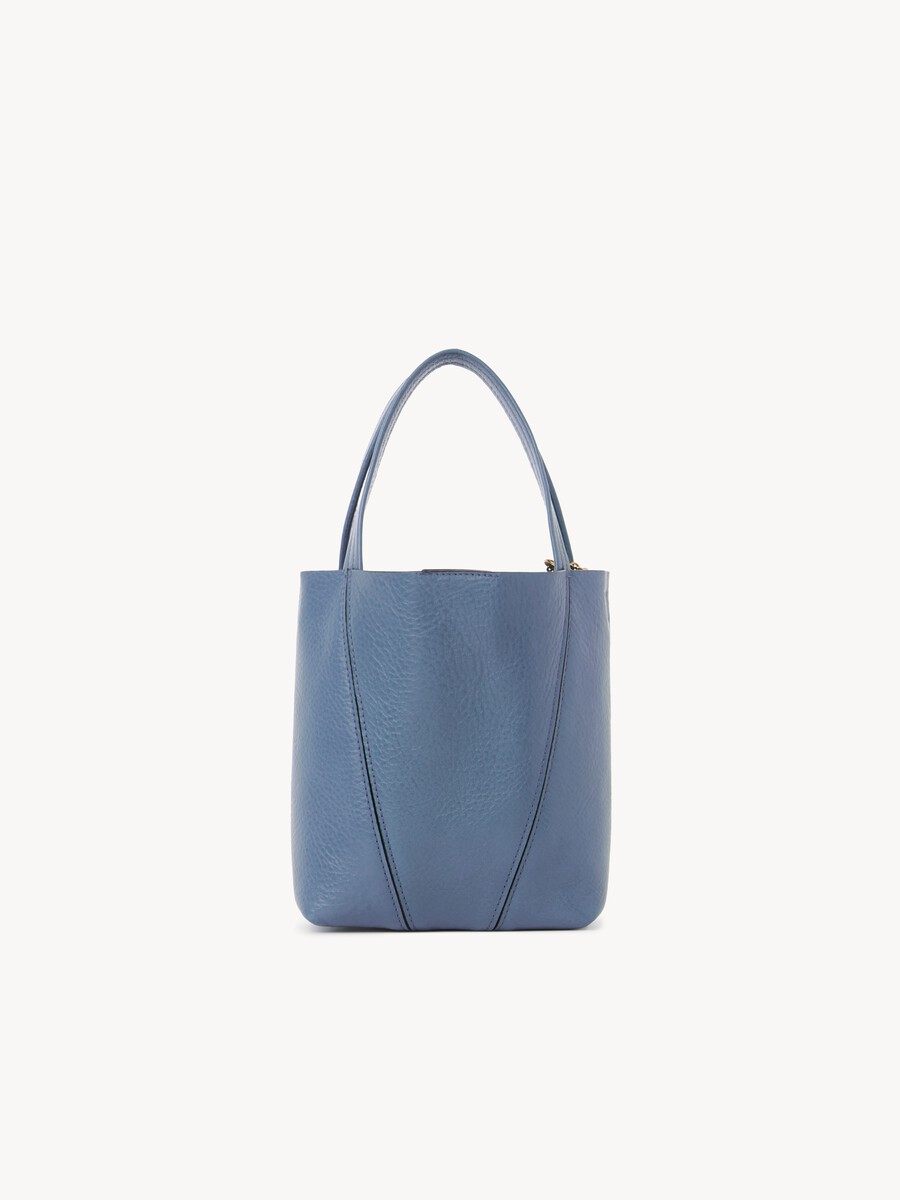 Bolso tote peque&ntilde;o Chlo&eacute; Spin de cuero granulado - 5