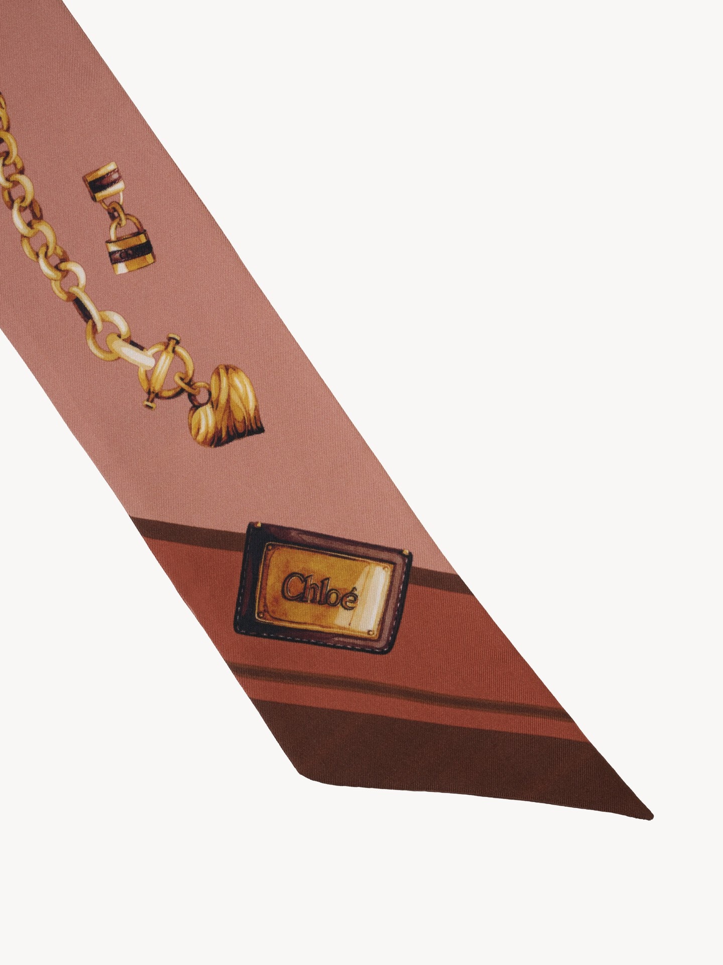 Foulard bandeau Chlo&eacute; Paddington en twill de soie - 3.0