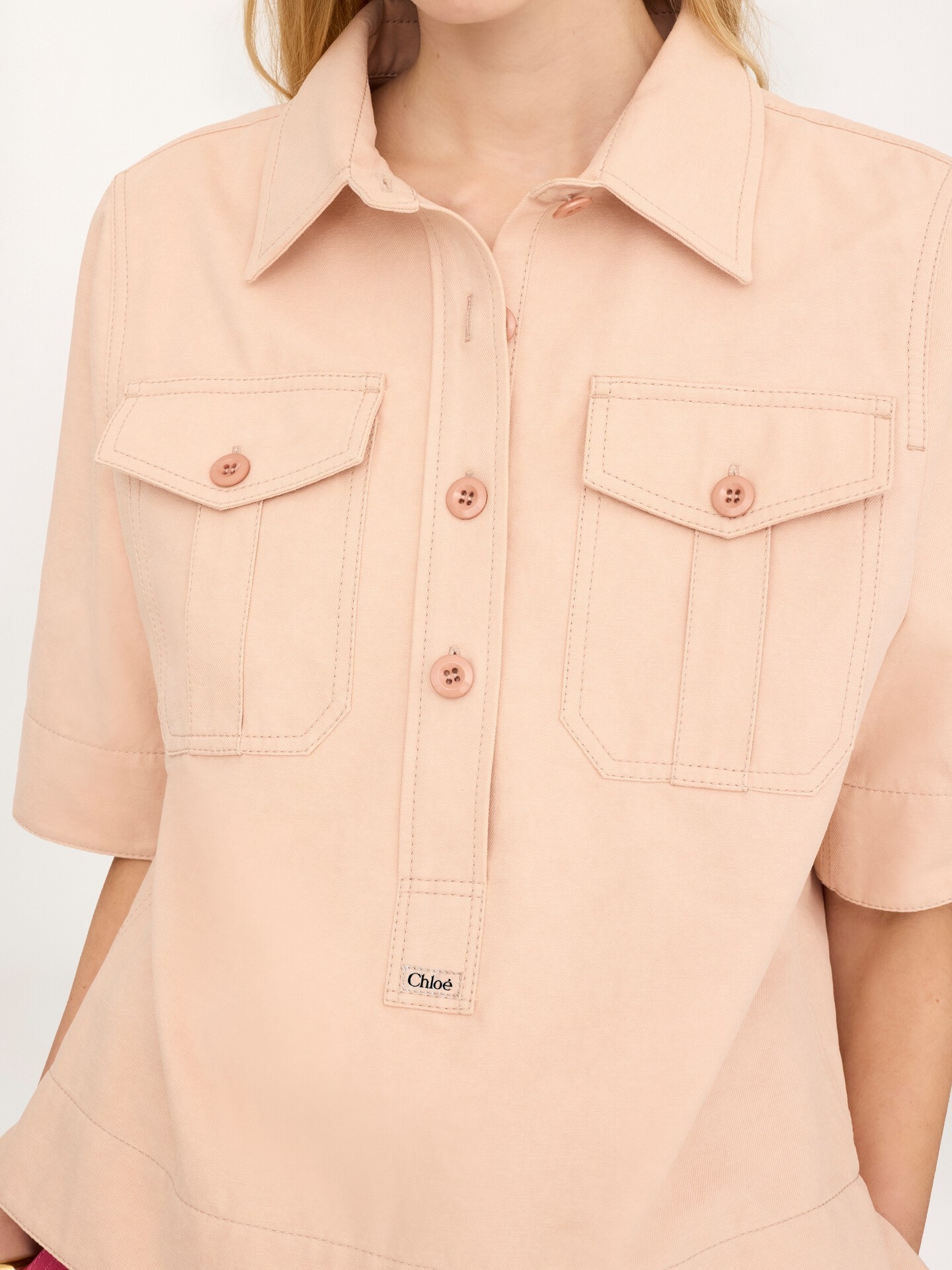 Polo shirt in cotton gabardine - 4.0