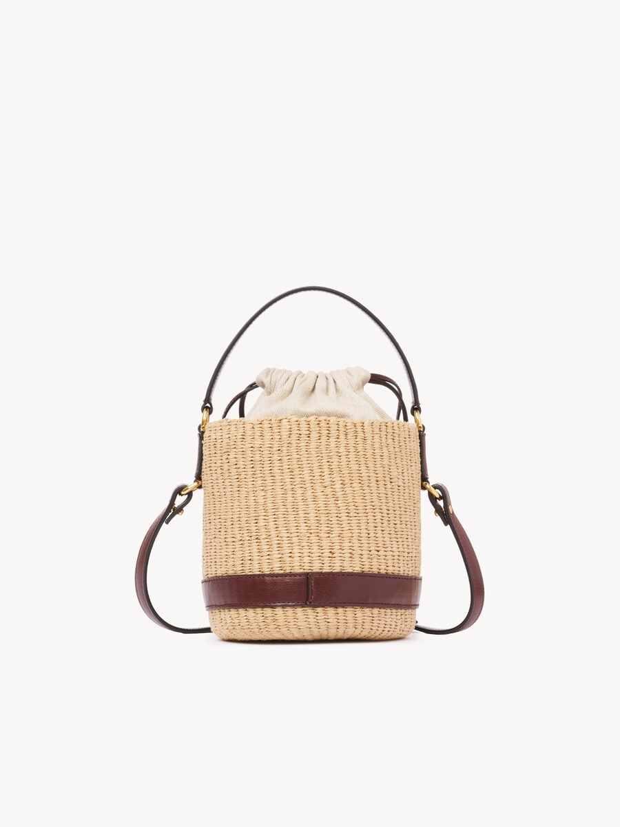 Chlo&eacute; Charms basket bag in natural fibers - 5