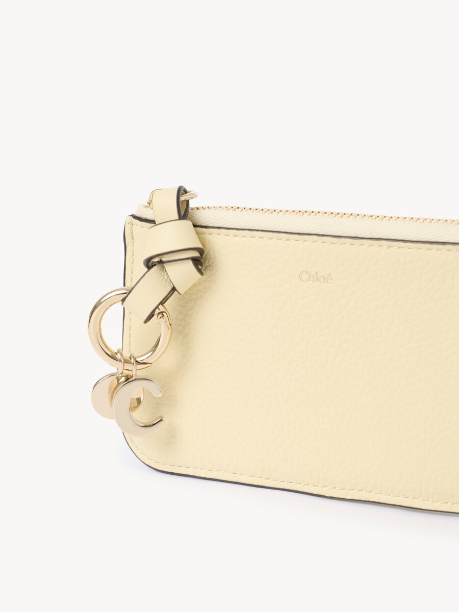 Alphabet wallet in grained leather - 3