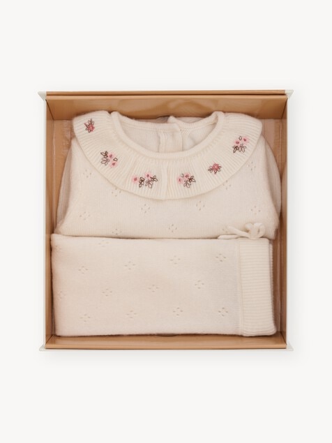 Baby gift set sweater & pants