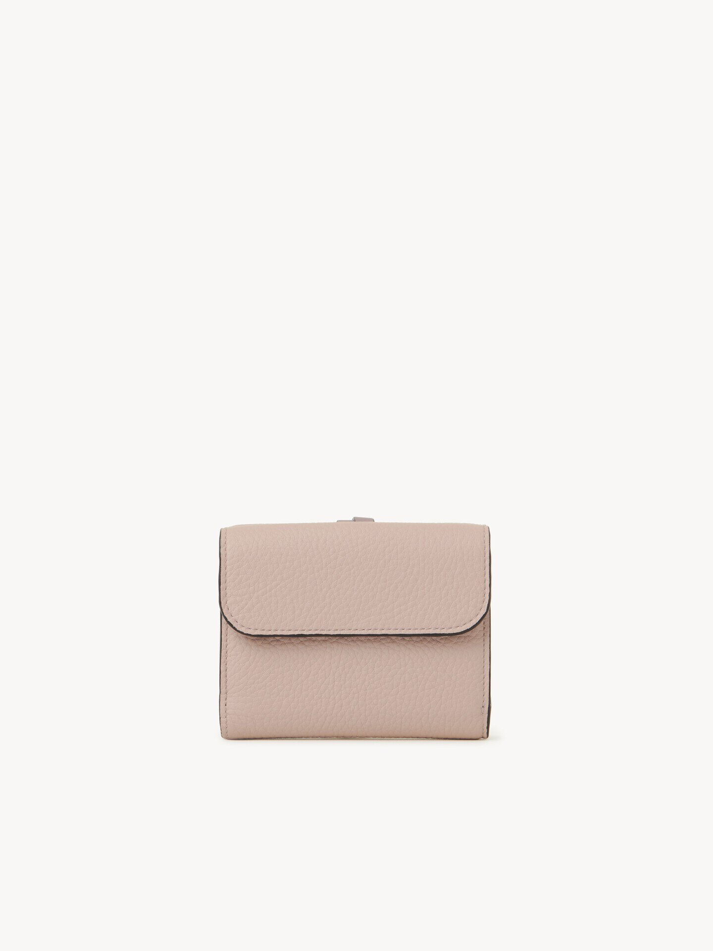 Small Alphabet tri-fold in grained leather - 5.0