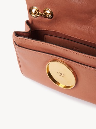 Bolso de hombro peque&ntilde;o Chlo&eacute; Heritage de cuero granulado - 8