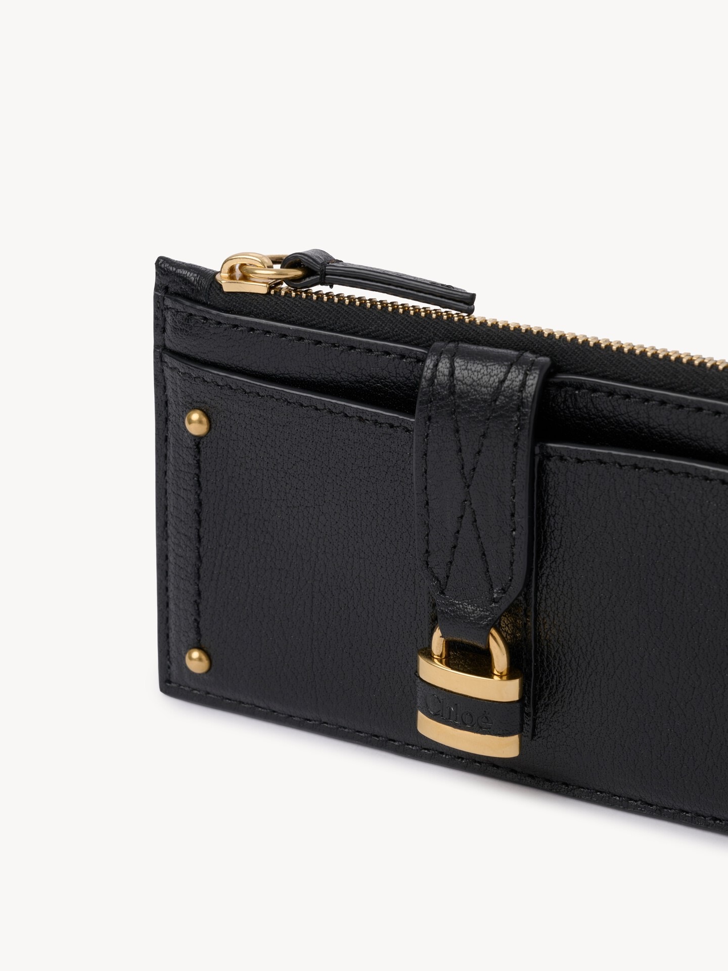 Small Paddington purse with card slots in grained leather - 3.0