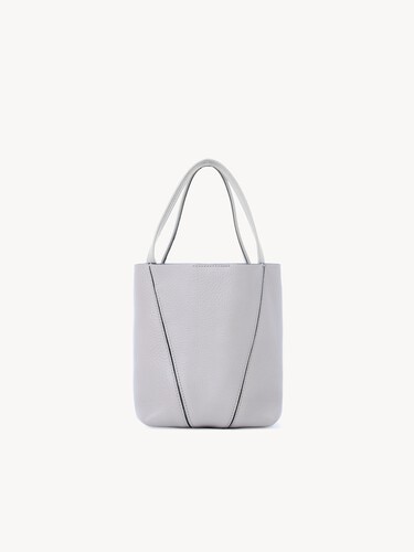 Small Chlo&eacute; Spin tote bag in grained leather - 5
