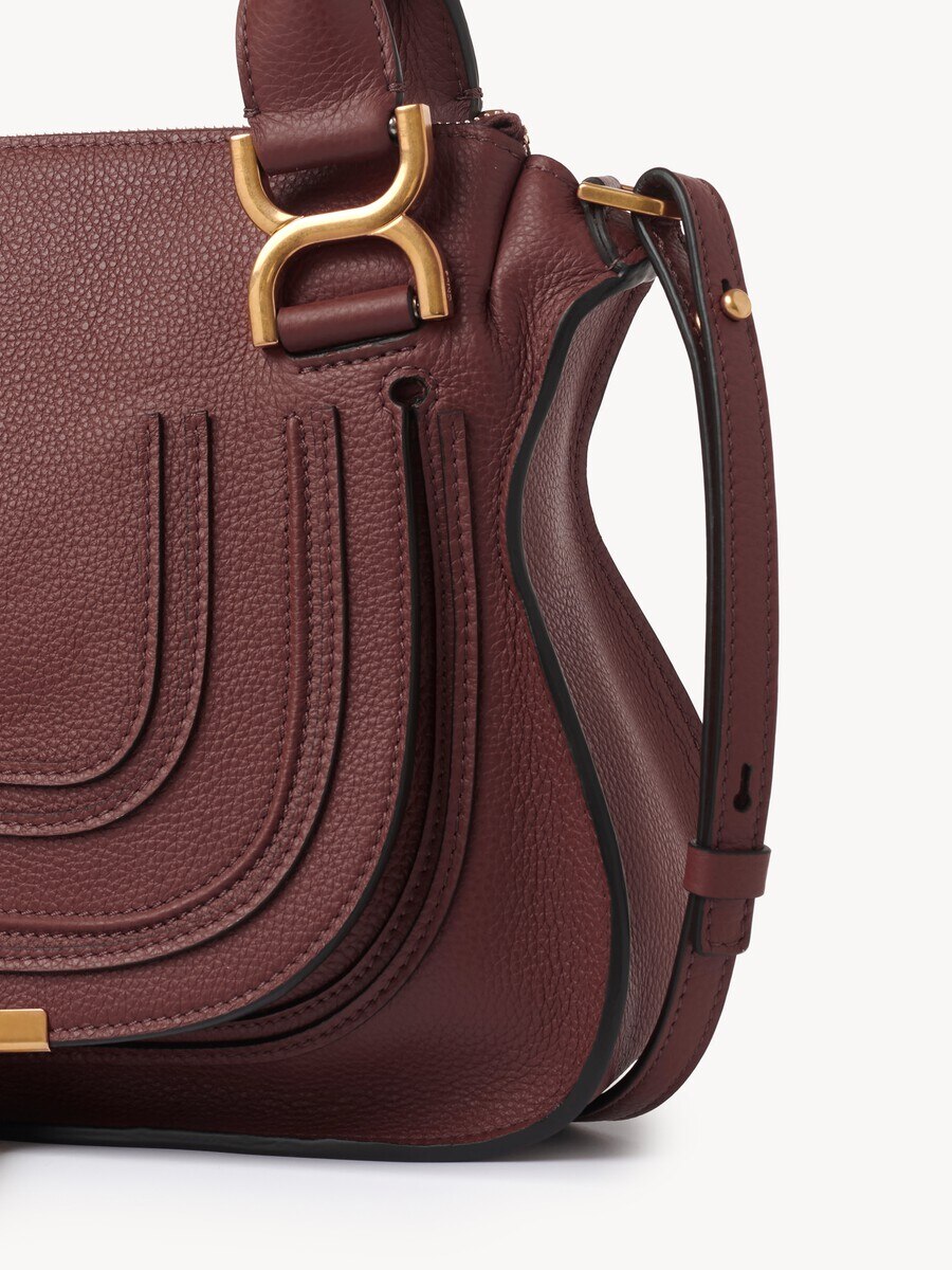 Small Marcie bag in grained leather - 6