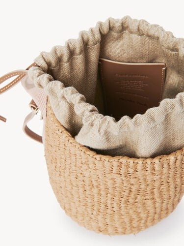 Small Woody basket in natural fibers - 7