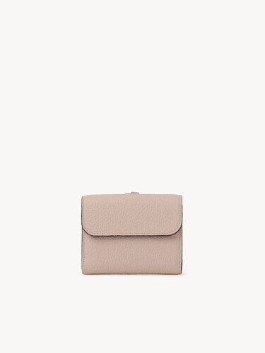 Small Alphabet tri-fold in grained leather - 4