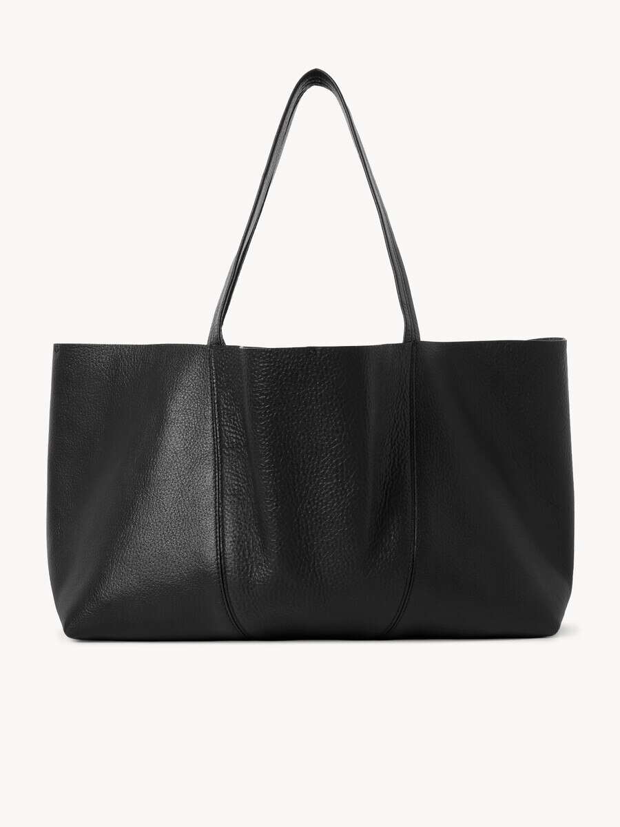 Chlo&eacute; Spin east-west tote bag in grained leather - 4