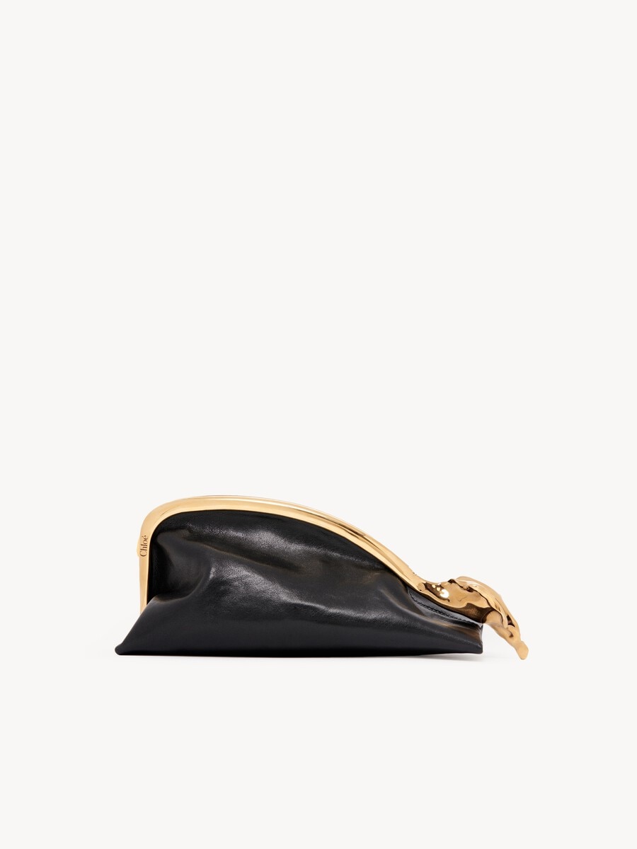Small Eden Treasures clutch in leather - 2